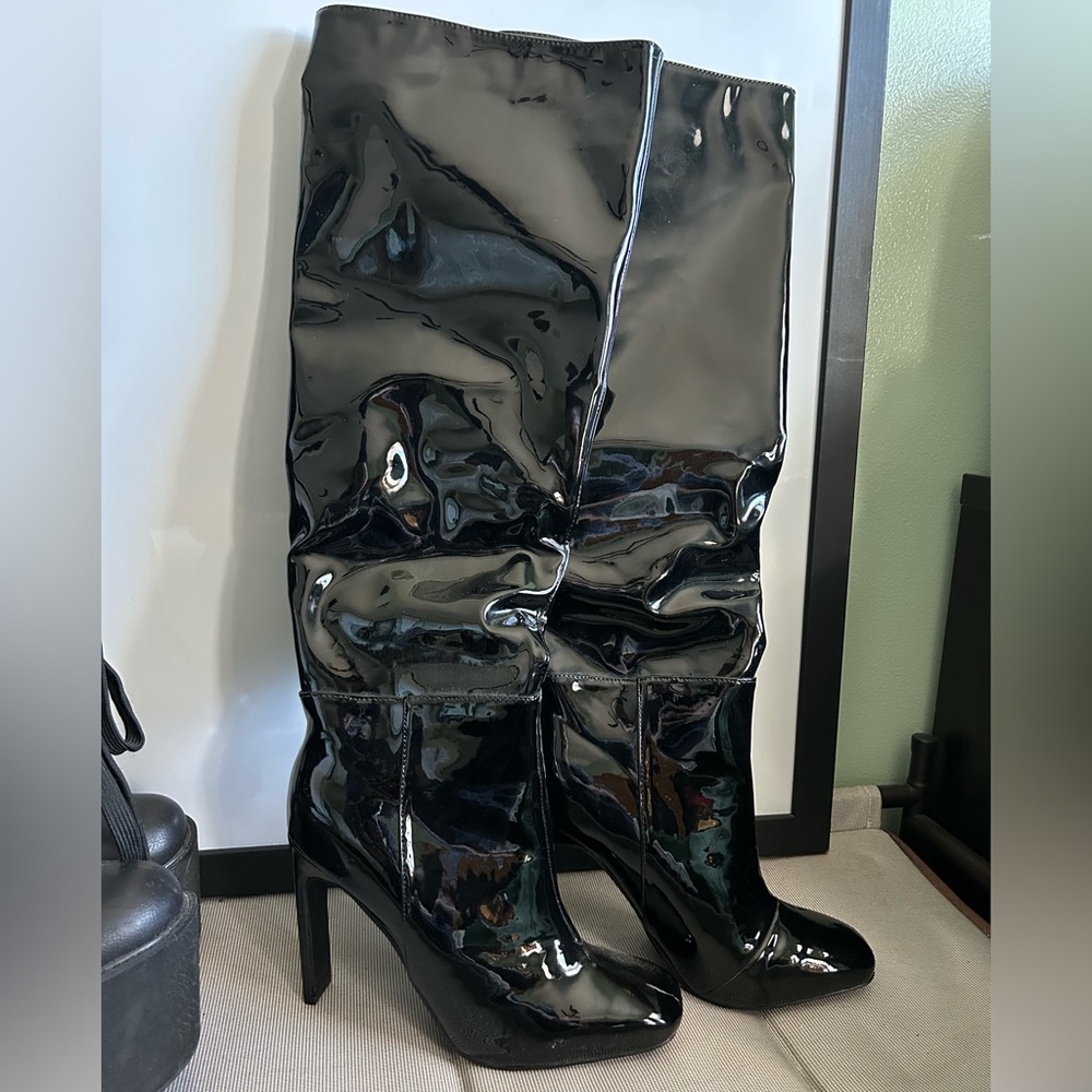 Dolls Kill knee high boots